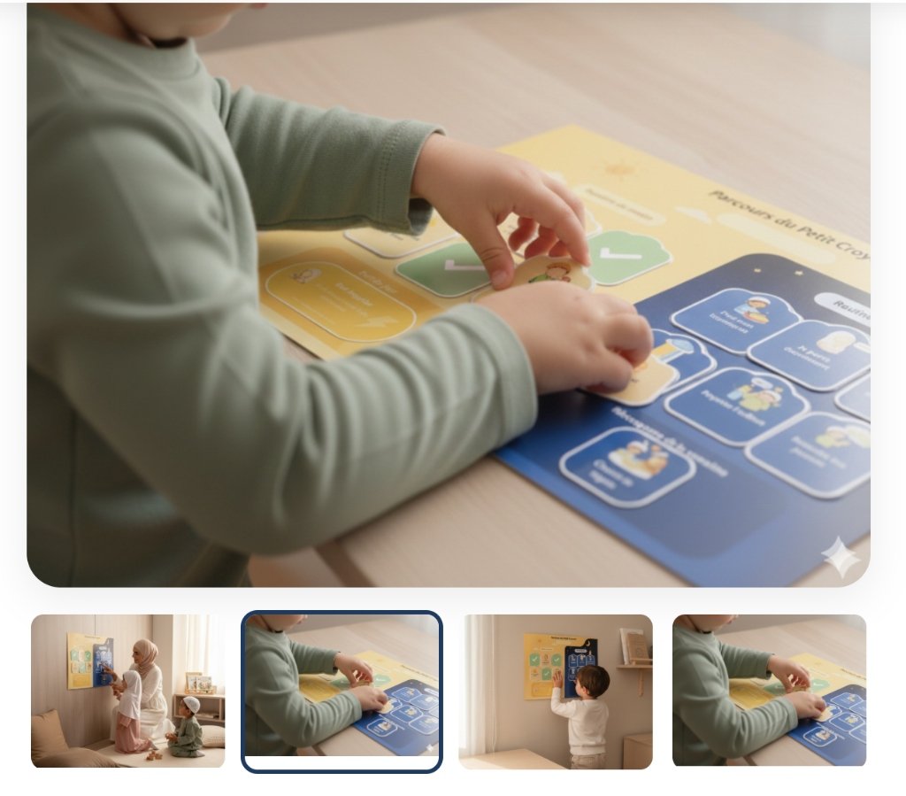 Enfant manipulant les cartes